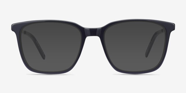 Morrow Navy AcetateEyeglass Frames from EyeBuyDirect, with Tinted Lenses