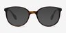 Lucy Tortoise Acetate-metalEyeglass Frames from EyeBuyDirect, with Tinted Lenses
