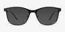 Nightfall Black AcetateEyeglass Frames from EyeBuyDirect, with Tinted Lenses