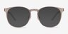 Resonance Rose Gold Acetate-metalEyeglass Frames from EyeBuyDirect, with Tinted Lenses