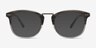 Era Gray Striped Acetate-metalEyeglass Frames from EyeBuyDirect, with Tinted Lenses