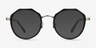 Accent Black Acetate-metalEyeglass Frames from EyeBuyDirect, with Tinted Lenses