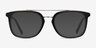 Guild Black AcetateEyeglass Frames from EyeBuyDirect, with Tinted Lenses