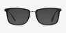 Wayback Black AcetateEyeglass Frames from EyeBuyDirect, with Tinted Lenses