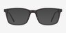 Stanza Gray Acetate-metalEyeglass Frames from EyeBuyDirect, with Tinted Lenses