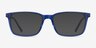 Stanza Bleu Acetate-metalMontures de lunettes de vue d'EyeBuyDirect, Avec des Verres Teintés