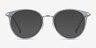 Hollie Bleu Plastic-metalMontures de lunettes de vue d'EyeBuyDirect, Avec des Verres Teintés