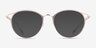 Dazzle Rose Acetate-metalMontures de lunettes de vue d'EyeBuyDirect, Avec des Verres Teintés