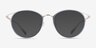Dazzle Blue Acetate-metalEyeglass Frames from EyeBuyDirect, with Tinted Lenses