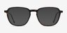 The Fan Tortoise Acetate-metalEyeglass Frames from EyeBuyDirect, with Tinted Lenses