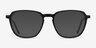 The Fan Noir Acetate-metalMontures de lunettes de vue d'EyeBuyDirect, Avec des Verres Teintés