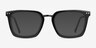 Poise Black Acetate-metalEyeglass Frames from EyeBuyDirect, with Tinted Lenses