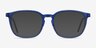 Esquire Blue Acetate-metalEyeglass Frames from EyeBuyDirect, with Tinted Lenses