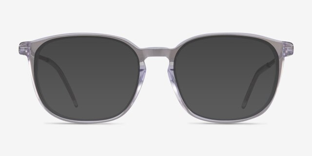 Esquire Clear Acetate-metalEyeglass Frames from EyeBuyDirect, with Tinted Lenses