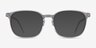 Esquire Clear Acetate-metalEyeglass Frames from EyeBuyDirect, with Tinted Lenses