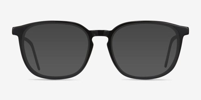 Esquire Black Acetate-metalEyeglass Frames from EyeBuyDirect, with Tinted Lenses