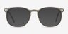 Savvy Clear Gray Acetate-metalEyeglass Frames from EyeBuyDirect, with Tinted Lenses