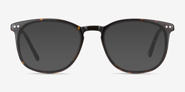 Savvy Tortoise Acetate-metalEyeglass Frames from EyeBuyDirect, with Tinted Lenses