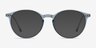 Amity Blue Plastic-metalEyeglass Frames from EyeBuyDirect, with Tinted Lenses