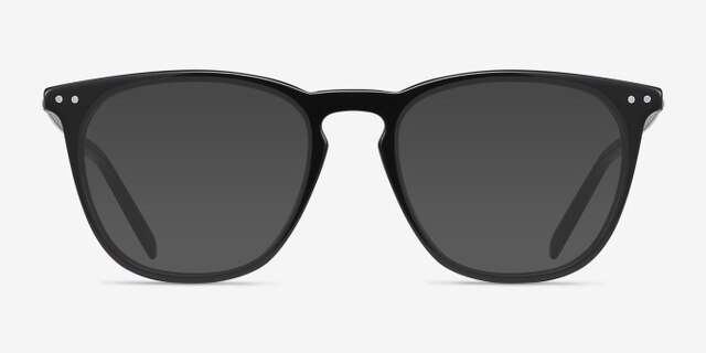 Distance Black Acetate-metalEyeglass Frames from EyeBuyDirect, with Tinted Lenses