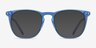 Distance Blue Acetate-metalEyeglass Frames from EyeBuyDirect, with Tinted Lenses