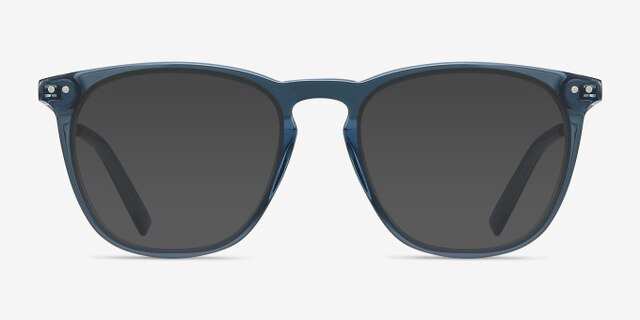 Distance Green Acetate-metalEyeglass Frames from EyeBuyDirect, with Tinted Lenses