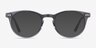 Traveller Gray Acetate-metalEyeglass Frames from EyeBuyDirect, with Tinted Lenses