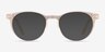 Traveller Clear Melon Acetate-metalEyeglass Frames from EyeBuyDirect, with Tinted Lenses