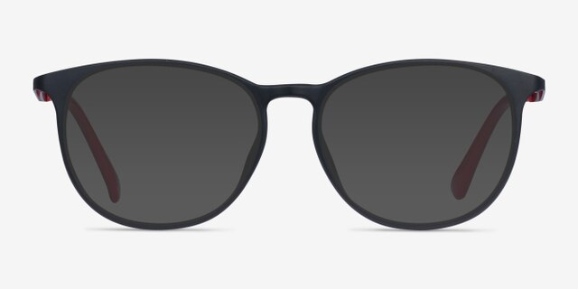 Today Black Plastic-metalEyeglass Frames from EyeBuyDirect, with Tinted Lenses