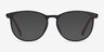 Today Black Plastic-metalEyeglass Frames from EyeBuyDirect, with Tinted Lenses