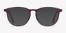 Today Purple Plastic-metalEyeglass Frames from EyeBuyDirect, with Tinted Lenses