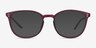 Spoken Purple MetalEyeglass Frames from EyeBuyDirect, with Tinted Lenses