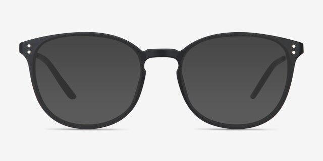 Spoken Noir Plastic-metalMontures de lunettes de vue d'EyeBuyDirect, Avec des Verres Teintés