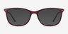 Clarity Purple Plastic-metalEyeglass Frames from EyeBuyDirect, with Tinted Lenses