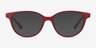 Element Red Plastic-metalEyeglass Frames from EyeBuyDirect, with Tinted Lenses