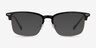 Explorer Noir Acetate-metalMontures de lunettes de vue d'EyeBuyDirect, Avec des Verres Teintés
