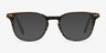 Candor Striped AcetateEyeglass Frames from EyeBuyDirect, with Tinted Lenses