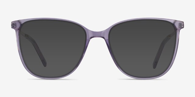 Aroma Violet Acetate-metalMontures de lunettes de vue d'EyeBuyDirect, Avec des Verres Teintés