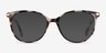 Attitude Ivory Tortoise Acetate-metalEyeglass Frames from EyeBuyDirect, with Tinted Lenses