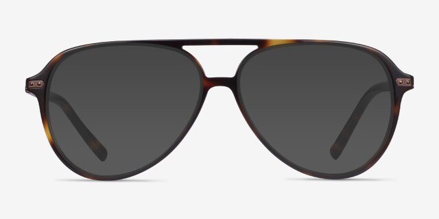 Viento Warm Tortoise AcétateMontures de lunettes de vue d'EyeBuyDirect, Avec des Verres Teintés