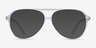 Viento Transparent AcétateMontures de lunettes de vue d'EyeBuyDirect, Avec des Verres Teintés