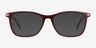 Field Burgundy Acetate-metalEyeglass Frames from EyeBuyDirect, with Tinted Lenses