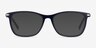Field Navy Acetate-metalEyeglass Frames from EyeBuyDirect, with Tinted Lenses