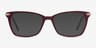 Forward Burgundy Acetate-metalEyeglass Frames from EyeBuyDirect, with Tinted Lenses