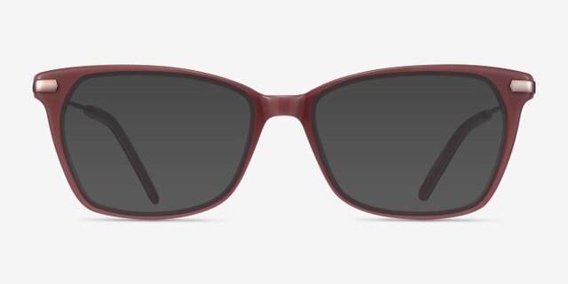 Forward Rose Acetate-metalMontures de lunettes de vue d'EyeBuyDirect, Avec des Verres Teintés