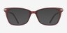 Forward Rose Acetate-metalMontures de lunettes de vue d'EyeBuyDirect, Avec des Verres Teintés