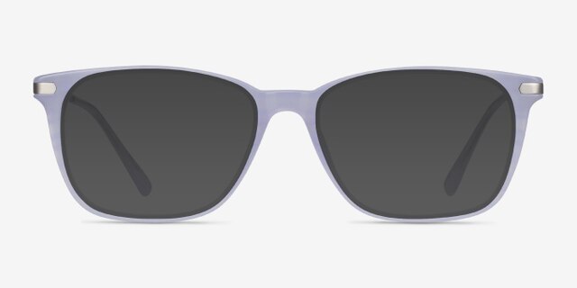 Plaza Purple Striped Acetate-metalEyeglass Frames from EyeBuyDirect, with Tinted Lenses