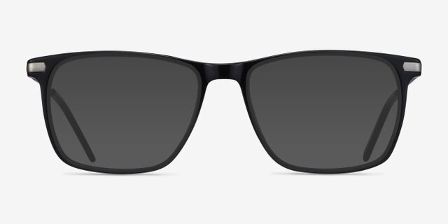 Envision Noir Acetate-metalMontures de lunettes de vue d'EyeBuyDirect, Avec des Verres Teintés