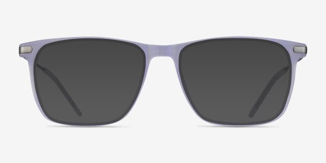 Envision Purple Acetate-metalEyeglass Frames from EyeBuyDirect, with Tinted Lenses