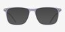 Envision Purple Acetate-metalEyeglass Frames from EyeBuyDirect, with Tinted Lenses